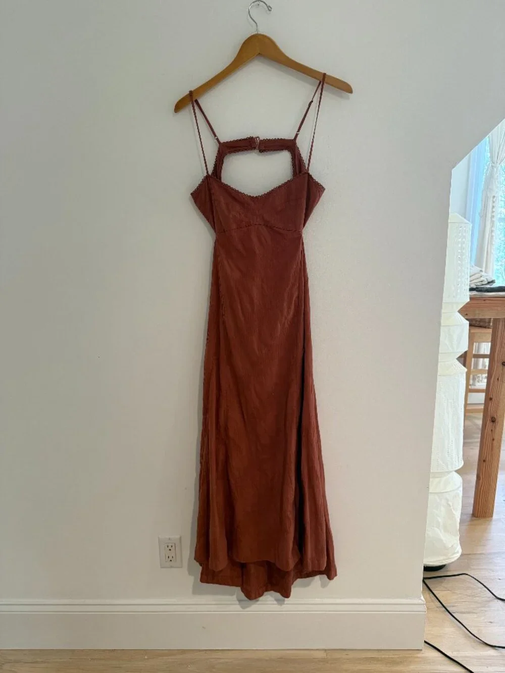 Free People Intimately Rust Bralette Maxi Dress